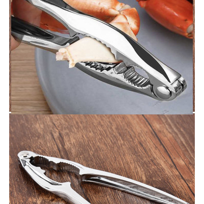 Dụng cụ kẹp  tách hải sản cua ghẹ , phụ kiện nhà bếp đa năng , tách vỏ các loại hạt bằng inox không gỉ 