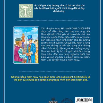 Danh Tác Trong Nhà Trường - Hai Vạn Dặm Dưới Biển Tái Bản 2024 (HH)