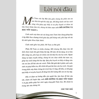 Bồi Dưỡng Và Học Tốt Toán Lớp 1 (Biên Soạn Theo Chương Trình GDPT Mới)