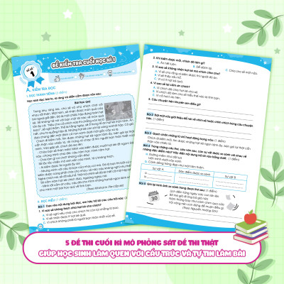 Combo Bộ đề ôn luyện và kiểm tra Tiếng Việt lớp 3 (2 Tập)