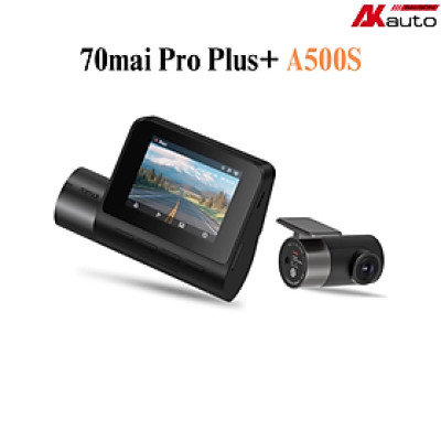 [HÀNG CHÍNH HÃNG-PHIÊN BẢN QUỐC TẾ] Camera hành trình 70mai Pro Plus+ A500S ghi hình 2.7K, 2 mắt quay trước sau.