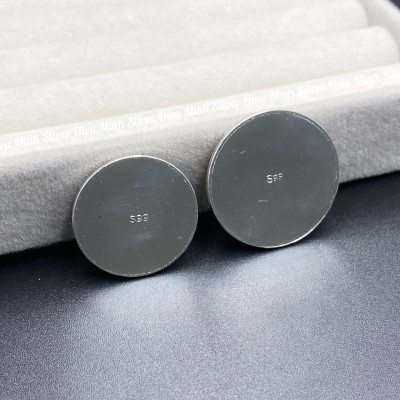 Đồng Xu Đánh Cảm Cạo Gió Trơn Bạc Ta Nguyên Chất S99 Đường Kính 2.6cm Chính Hãng Bạc Hiểu Minh XDG34