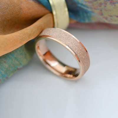 Nhẫn cặp mạ cát NC123 Size 6