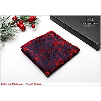 NHIỀU MẪU Khăn Cài Túi Áo Vest - Pocket Square - Phụ Kiện Cài Áo retro Paislay( kèm ảnh minh họa)