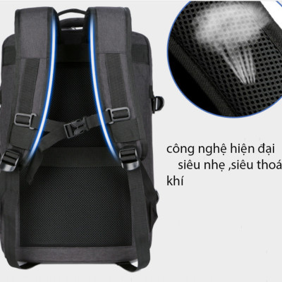 Ba lô nam thông minh đa chức năng phong cách mới tích hợp sạc usb tiện dụng (15"6 inh)