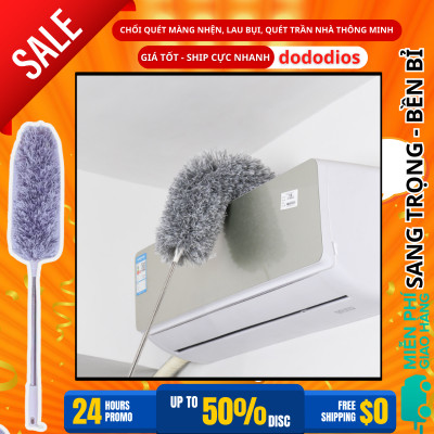 [COMBO DỌN DẸP ĐÓN TẾT] 1 chà sàn nhà tắm + 1 chổi quét trần nhà + 1 bàn chải vệ sinh khe hẹp - Chính hãng dododios