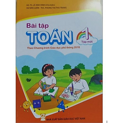 Sách - Bài tập toán lớp 1 tập 1 theo chương trình giáo dục phổ thông 2018