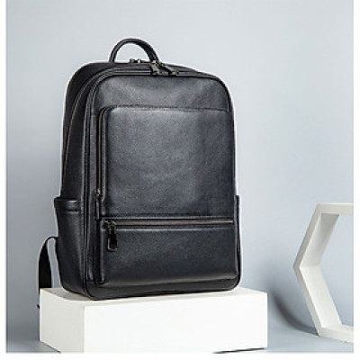 Balo nam da bò BAOHA LEATHER BHM2302 Ba lô laptop 15.6inch, thiết kế mới đa năng hơn