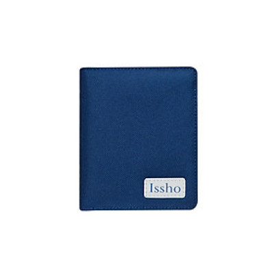 Ví Gập Đôi Đứng Cổ Điển Issho chất Canvas, đa màu sắc, thời trang, có ngăn chứa ảnh người thương