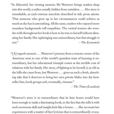  Educated: A Memoir (New York Times Bestseller)