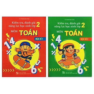 Sách - Combo Kiểm Tra, Đánh Giá Năng Lực Học Sinh Lớp 2 Môn Toán
