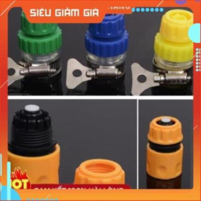 Bộ dây và vòi xịt rửa xe tưới cây tăng áp,vòi xịt rửa,vòi tưới cây 810-2498 (dây vàng- cút nối đen)