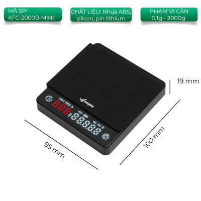 Cân điện tử thông minh chuyên espresso Feepie