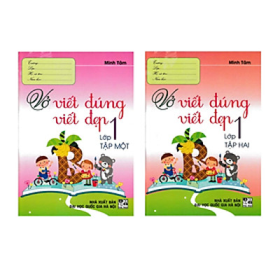 Sách - Combo Vở Viết Đúng Viết Đẹp Lớp 1 - ( Tập 1 + 2 )