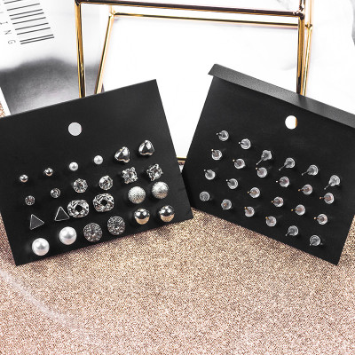 Sét 12 đôi bông tai thời trang cao cấp BT182