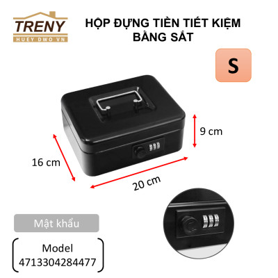 Hộp đựng tiền chữ nhật, hộp đựng tiền tiết kiệm, hộp đựng tiền bằng sắt, hộp đựng tiền có mật khẩu, hộp đựng trang sức