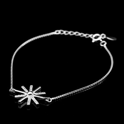 Lắc Tay Nữ Bạc Hiểu Minh LTU295 hậu duệ mặt trời bạc ý