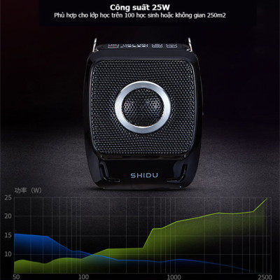 Máy Trợ Giảng Không Dây Shidu SD-S92 (01 Micro) - Hàng Chính Hãng