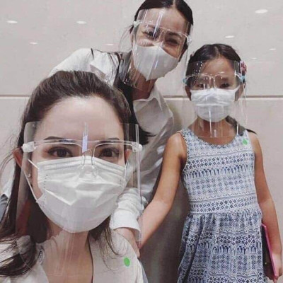 Kính che mặt chống giọt bắn có gọng gương, an toàn, dễ sử dụng