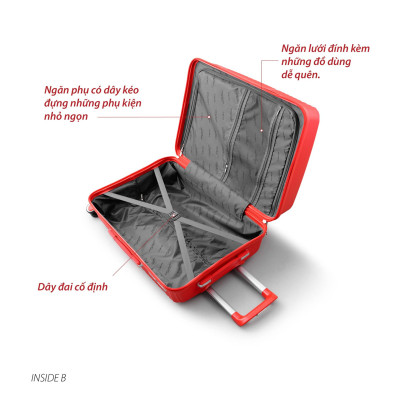 Vali Nhựa Size Xách Tay 20 inch MR VUI 212 - Hàng Chính Hãng