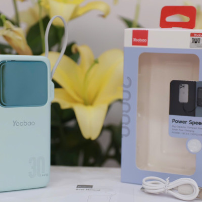 Pin Sạc Dự Phòng Yoobao Q22 Pro 20000mAh chuẩn 3C CCC - Sạc Nhanh PD30W, QC3.0 và SCP22.5W - Hàng chính hãng