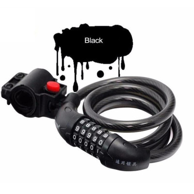 Khóa dây xe đạp 5 số đổi được mã 1.2m