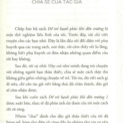 Để Trẻ Hạnh Phúc Đến Trường 2