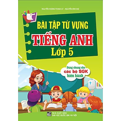 Sách - Bài tập từ vựng tiếng anh 5 (dùng chung các bộ sgk hiện hành)