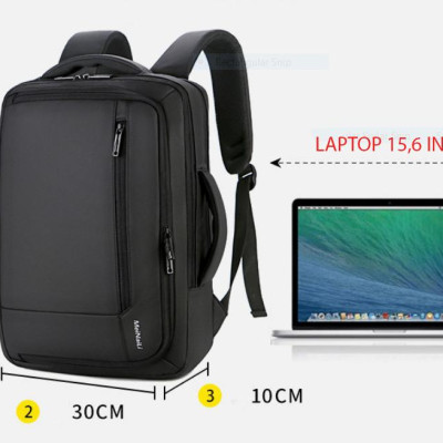 Ba lô thông minh sạc USB tiện dụng chứa máy tính 15,6 inh