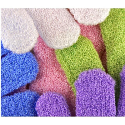 Chiếc Găng tay tắm, Tẩy tế bào chết, bao tay tắm tạo bọt tuyết tắm kỳ cọ lưng cực sạch Loại Tốt B0157