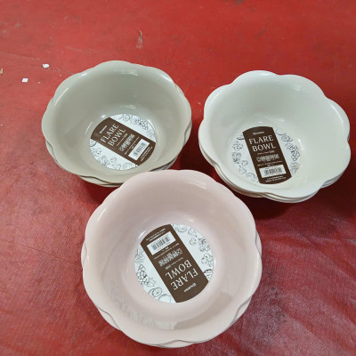 Tô nhựa hình cánh hoa Flare Bowl 1.1L - Hàng Nội Địa Nhật Bản