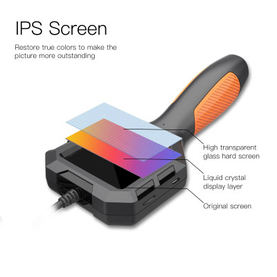 ROGTZ - Camera nội soi P10 Chống nước IP68 Màn hình IPS 2.8 inch Đường kính camera 3.9mm Độ phân giải cao 1080p 8 đèn LED Đa ngôn ngữ  Pin lithium dung lượng cao 3.7V 2600mAh Nhà xưởng Y tế Cầm tay Ô tô Nhà cửa Hàng Chính Hãng