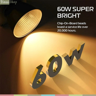 Ulanzi LT005 - Đèn Led Bi-Color Công Suất 60W Màn Hình OLED Hỗ Trợ Quay Phim, Chụp Hình - hàng chính hãng