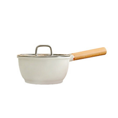 Quánh chống dính phủ gốm Haatz Hàn Quốc size 18cm vung kính đáy từ