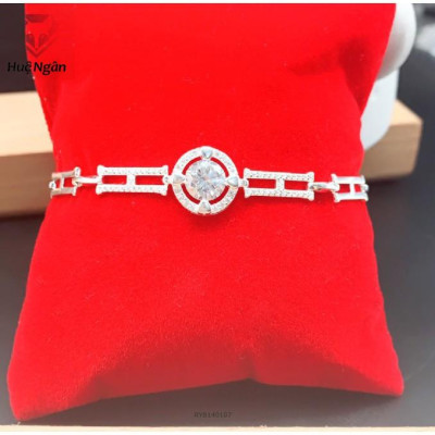 Lắc tay bạc 925 Huệ Ngân - Vòng tròn tình yêu RYB140107