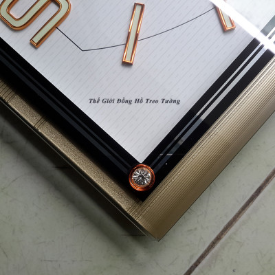 Đồng Hồ Cao Cấp EASTAR Có DẠ QUANG & LỊCH và NHIỆT KẾ ĐIỆN TỬ - Máy KIM TRÔI - Tặng Pin Maxell - Decor Trang Trí Nhà - BH 1 Năm