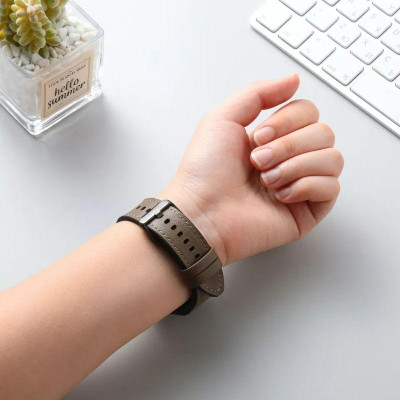 Dây da hydrid ngàm cong 20mm dành cho Samsung galaxy watch 5