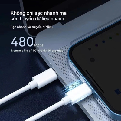 Cáp sạc nhanh đa năng - Hỗ trợ sạc nhanh lên đến 60W - Hàng Nhập Khẩu