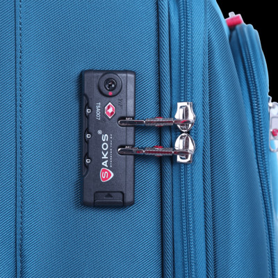 Vali Kéo Vải Du Lịch SAKOS WINNER 7 - Size L (28inch)/ Ký Gửi (Đại) - Khóa TSA - Chống Thấm, Trượt Nước