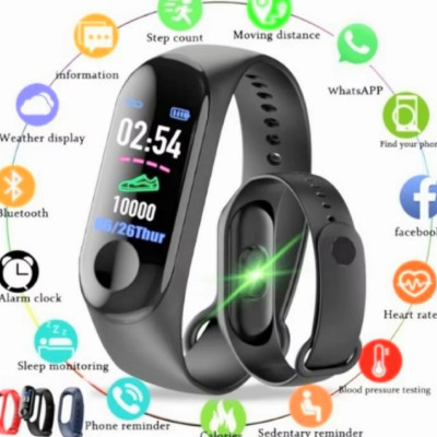 ĐỒNG HỒ ĐEO TAY VẬN ĐỘNG ĐO NHỊP TIM BƯỚC CHÂN THỂ THAO THÔNG MINH 