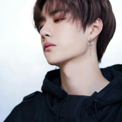 Bông tai vòng tròn xích hạt 1 đôi unisex cool ngầu hết nấc