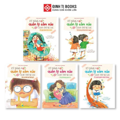 Sách - Kỹ Năng Quản Lý Cảm Xúc Dành Cho Bé Gái - Chọn Lẻ 5 Chủ Đề - Đinh Tị Books