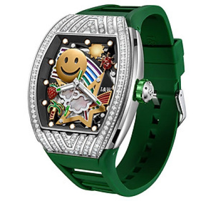 Đồng hồ nam chính hãng IW Carnival Sport IW757G-4,kính sapphire,chống xước,chống nước 50m,Bh 24 tháng,máy cơ (automatic )