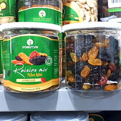 Nho Khô Chile 3 màu hộp 500gr