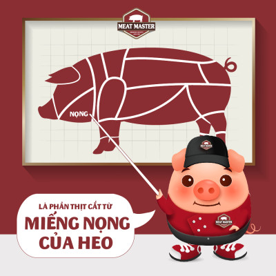 Nạc giòn heo tuyển chọn Meat Master ( 400G ) - Giao nhanh