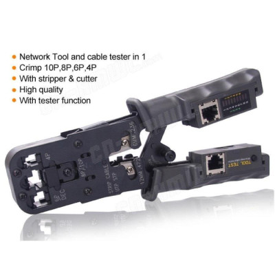 Kìm bấm mạng HT-022 Tích hợp chức năng TEST Dây