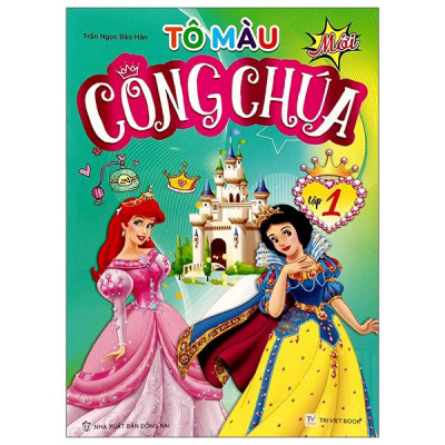 Sách - Tô Màu Công Chúa - Tập 1