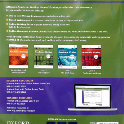 Effective Academic Writing 1 Student Book with Access to Oxford Learn 2Ed