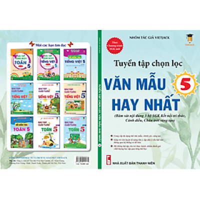 Sách - Tuyển tập chọn lọc Văn mẫu lớp 5 hay nhất (Cho cả 3 bộ sách KNTT, CD, CTST) Vietjack