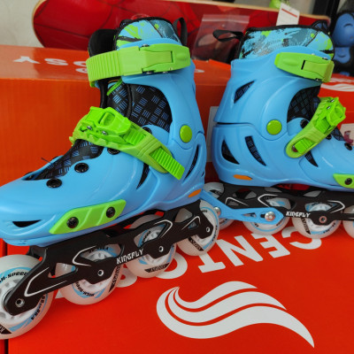 Giày Trượt Patin Centosy - Giày Trượt Patin Trẻ Em Kingfly W198 Có 8 Bánh Phát Sáng, Dành Cho Trẻ Em